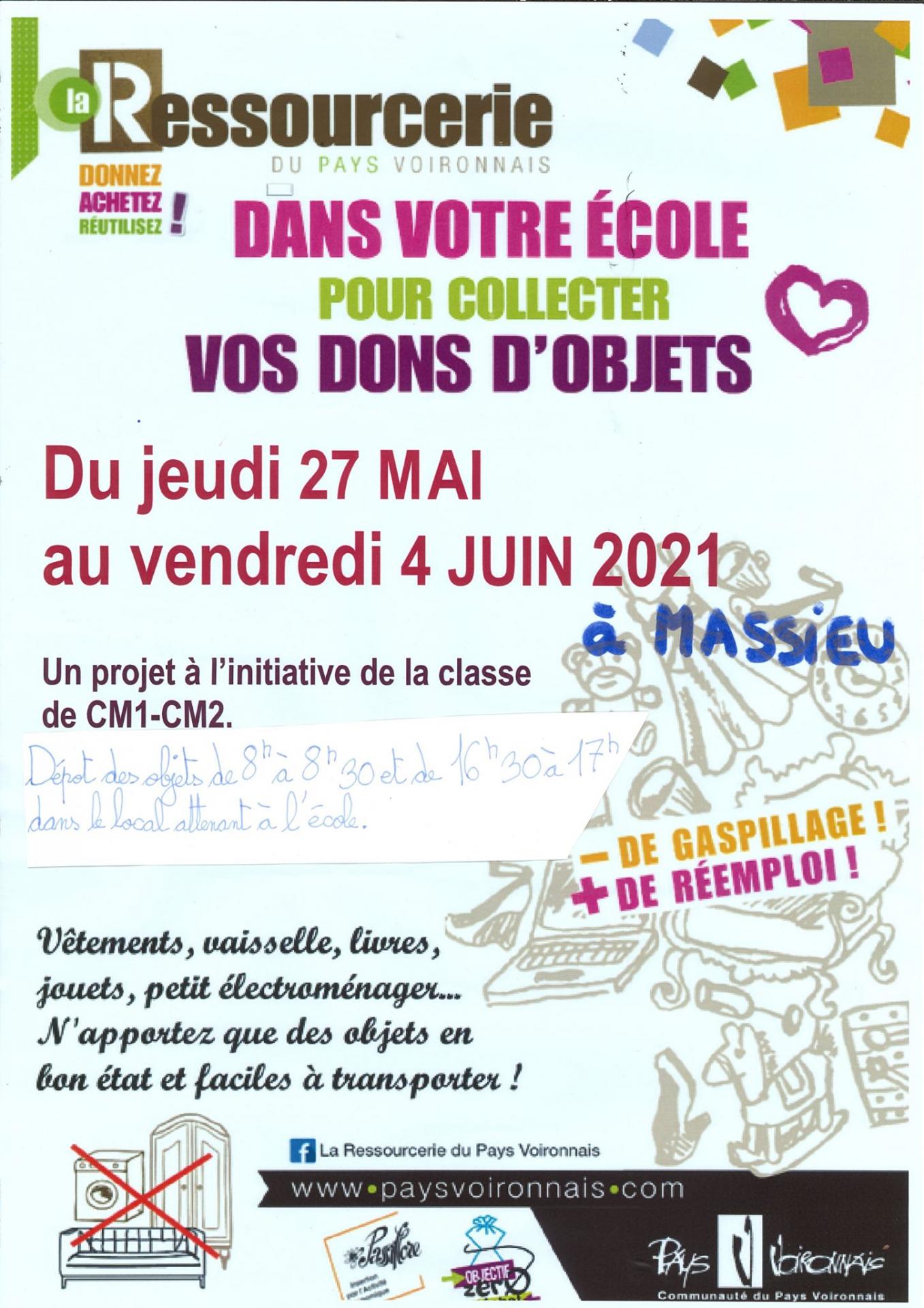 Ressourcerie à l'ecole