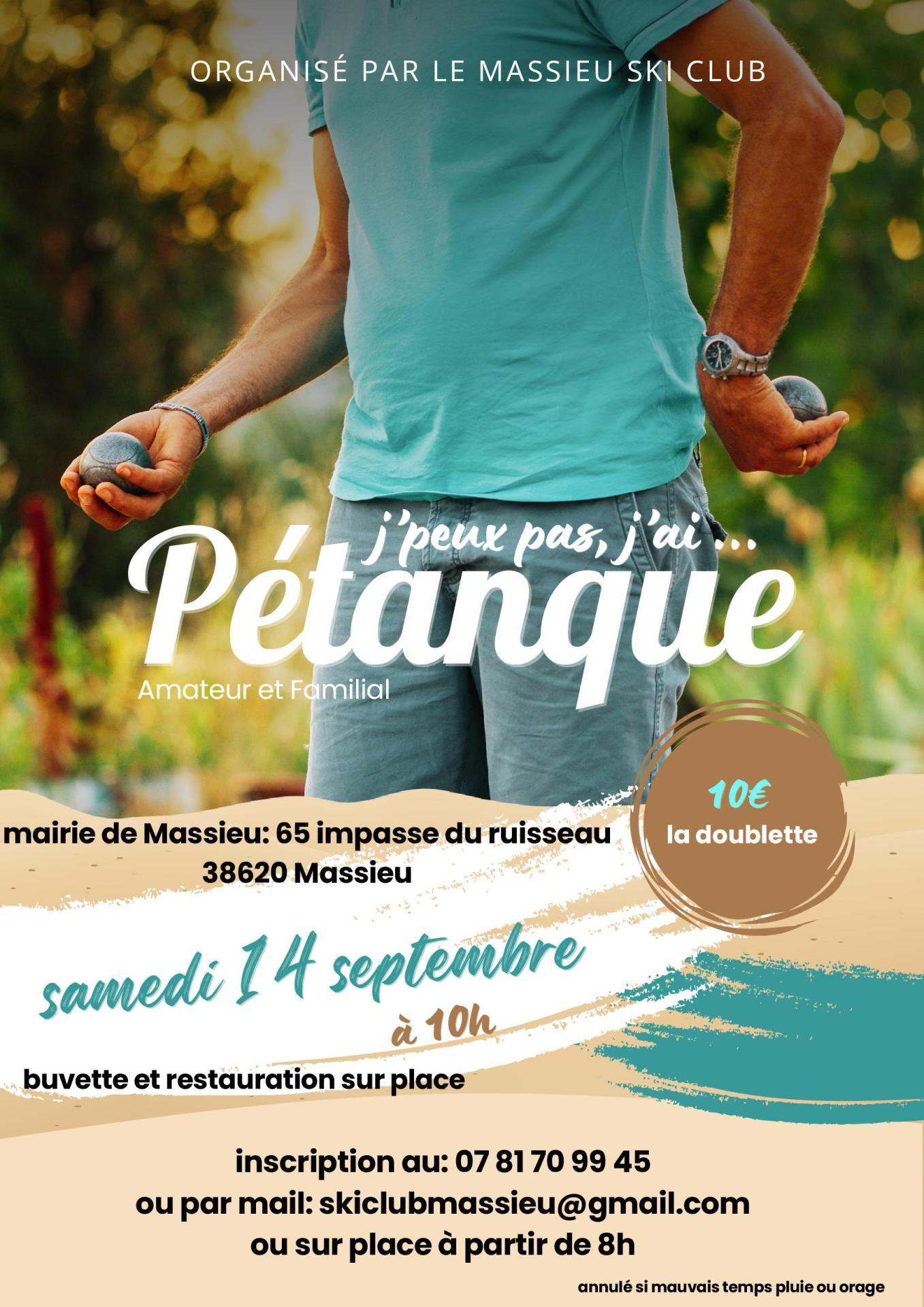 Petanque ski club